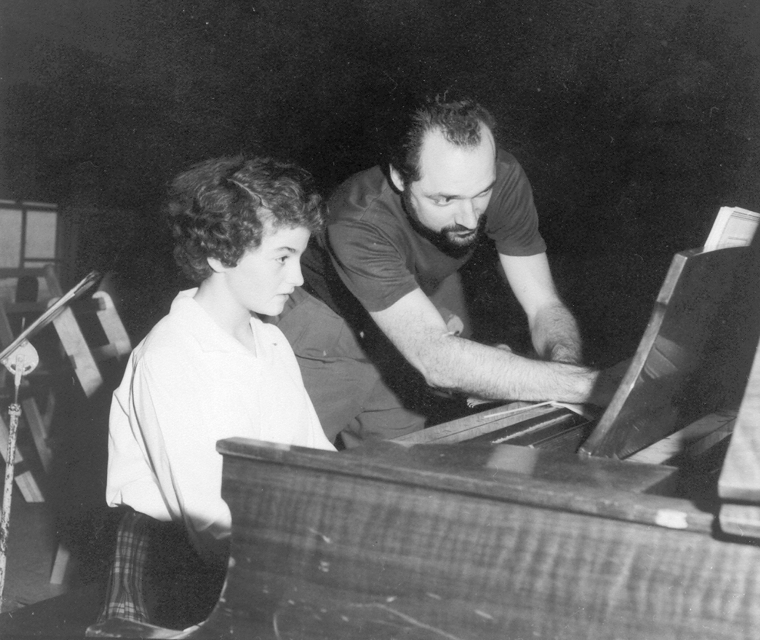 Maestro Michel Perrault guiding 1959