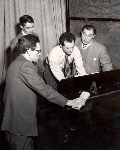 Maestro Michel Perrault with Allan Mills